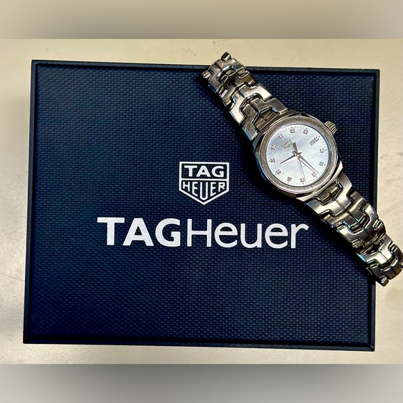 Tag Heuer Jewelry Tag Heuer Link Watch With Blue Motherofpearl Dial